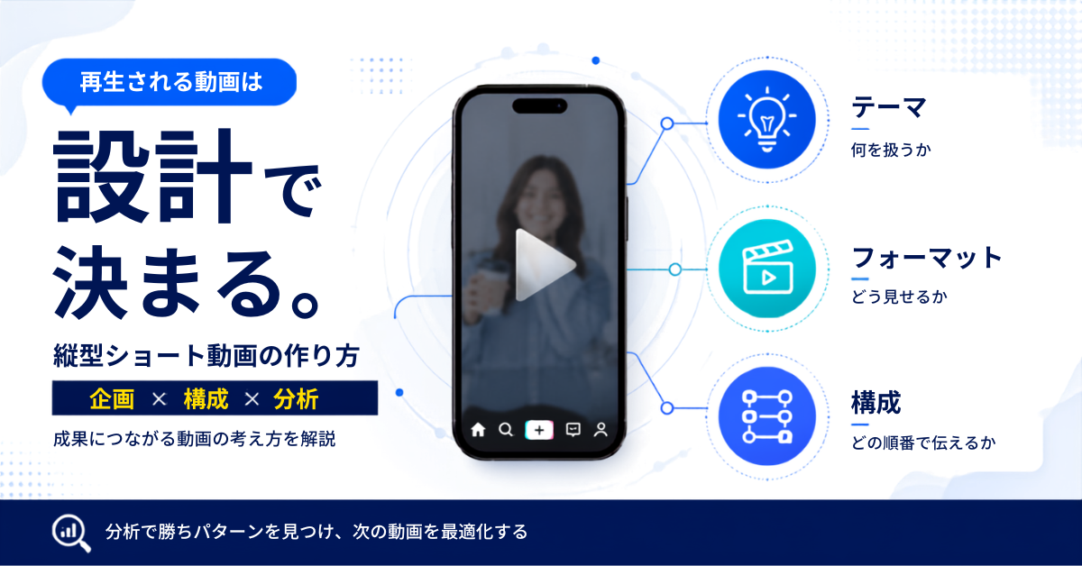 縦型ショート動画の作り方｜再生される構成・フォーマット・企画の考え方